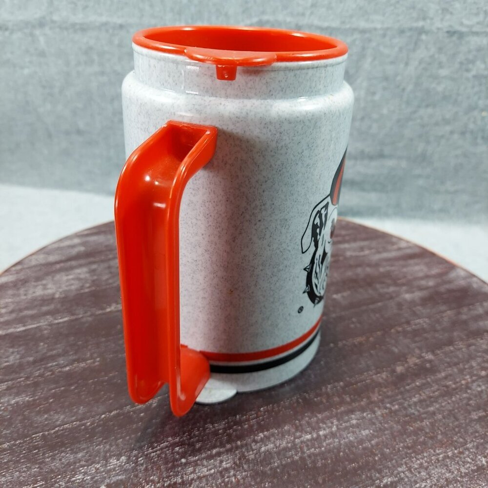 Georgia Bulldogs Vintage Plastic Mug With Handle & Team Logo Design Whirley  USA - Picture 6 of 7
